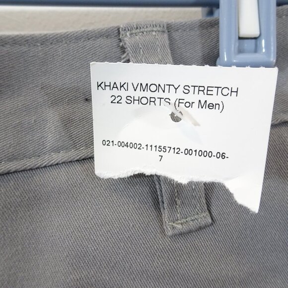 VOLCOM VMONTY SHORTS Size 30 Gray Chino Modern Stretch Fit NEW Flat Front - Picture 7 of 9